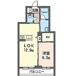 間取図画像 1LDK