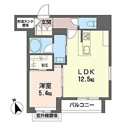 セドール フォルテ 1LDKの間取図画像