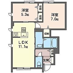 物件の間取り