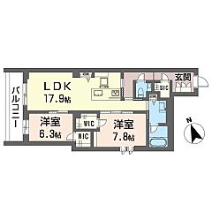 物件の間取り