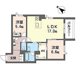 サクラ ステージ 2LDKの間取図画像