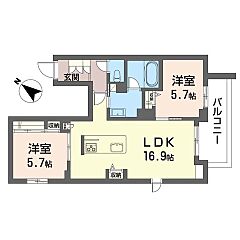 物件の間取り