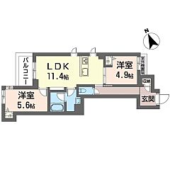 物件の間取り