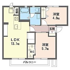物件の間取り