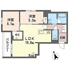 物件の間取り