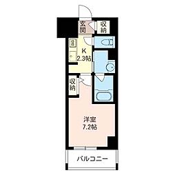 VIVACE 1Kの間取図画像