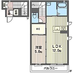 パークコート2 1LDKの間取図画像