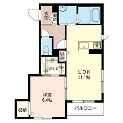 灯 1LDKの間取図画像