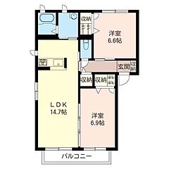 物件の間取り