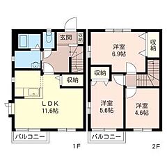物件の間取り