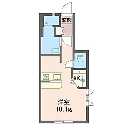 ＳＹメゾン 1階ワンルームの間取り
