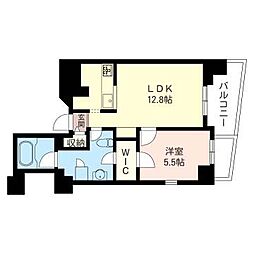 エスティメゾン恵比寿2 1LDKの間取図画像