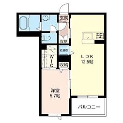間取図画像 1LDK