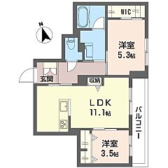 物件の間取り
