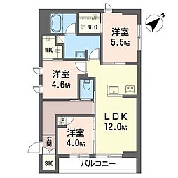 フロリア 文京 3LDKの間取図画像