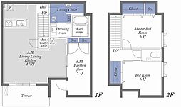 SHAMAISONEBINA 2LDKの間取図画像