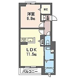 Daffodils 1LDKの間取図画像