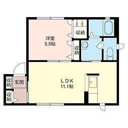 間取図画像 1LDK