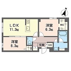 物件の間取り