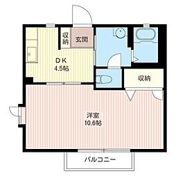 間取図画像 1DK