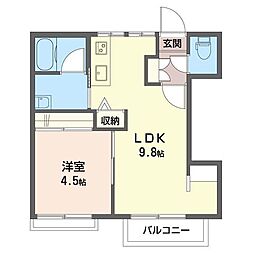 間取図画像 1LDK