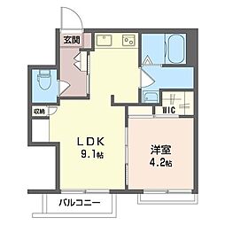 間取図画像 1LDK