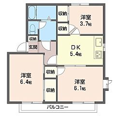 物件の間取り