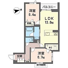 物件の間取り