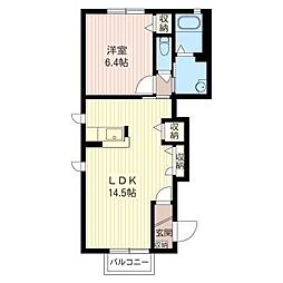 間取図画像 1LDK