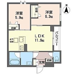 物件の間取り