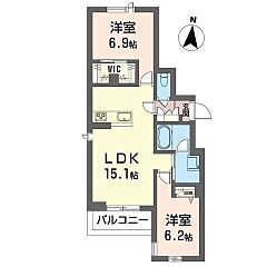 物件の間取り