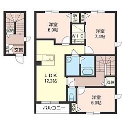 間取図画像 3LDK