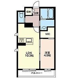 間取図画像 1LDK