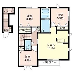 間取図画像 3LDK
