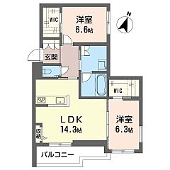 物件の間取り