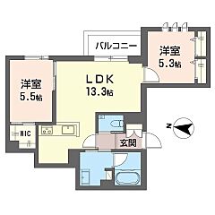 物件の間取り