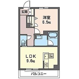 仮)フェリーチェ 1LDKの間取図画像