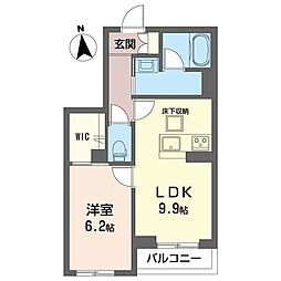 間取図画像 1LDK