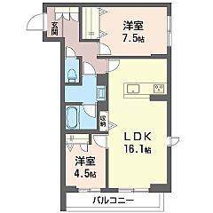 物件の間取り