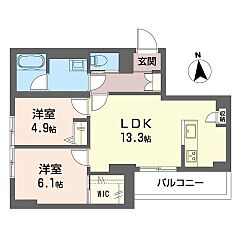 物件の間取り
