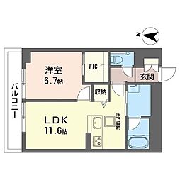 Ｎ　ｍａｉｓｏｎ　VI 1階1LDKの間取り