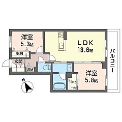 物件の間取り