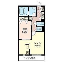 スクエア本郷 1LDKの間取図画像