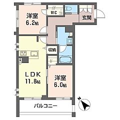 物件の間取り