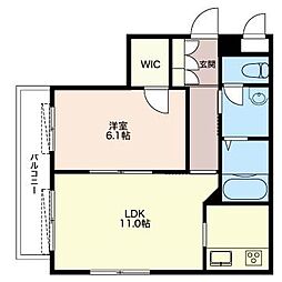 間取図画像 1LDK