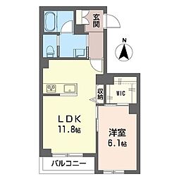 ハレ フアラライ 1LDKの間取図画像