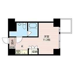 SEASONTOWEREAST ワンルームの間取図画像