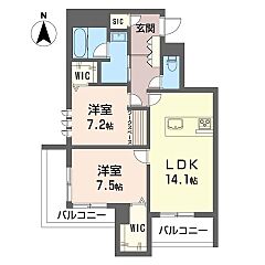 物件の間取り