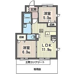 物件の間取り