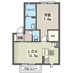間取図画像 1LDK